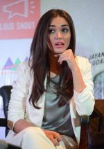 Amy Jackson at Singh is Bling press meet in Delhi on 28th Sept 2015